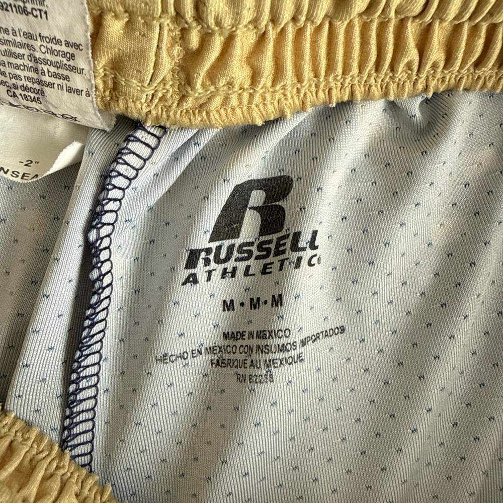 Russell Athletic Navy Blue Graphic Men's Shorts - Picture 4 of 5